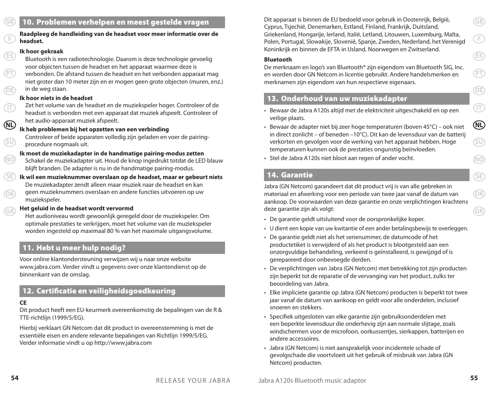Jabra 81-00277 User Manual | Page 30 / 51