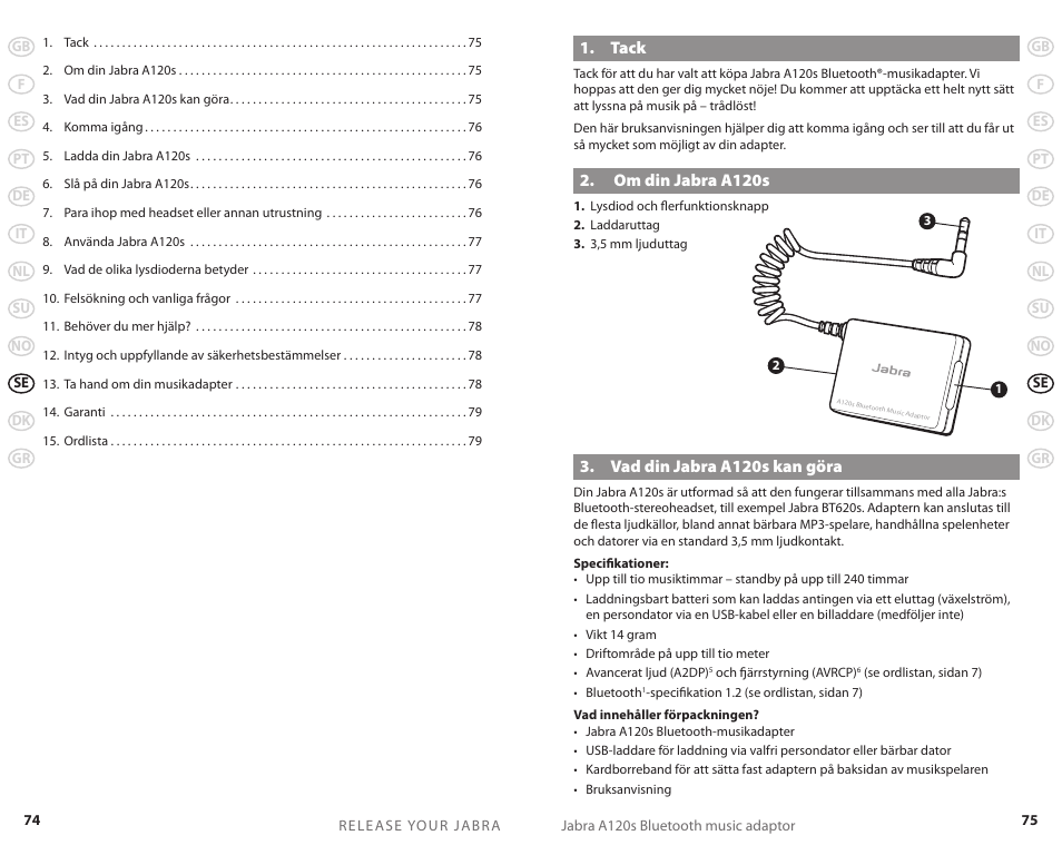 Jabra 81-00277 User Manual | Page 40 / 51