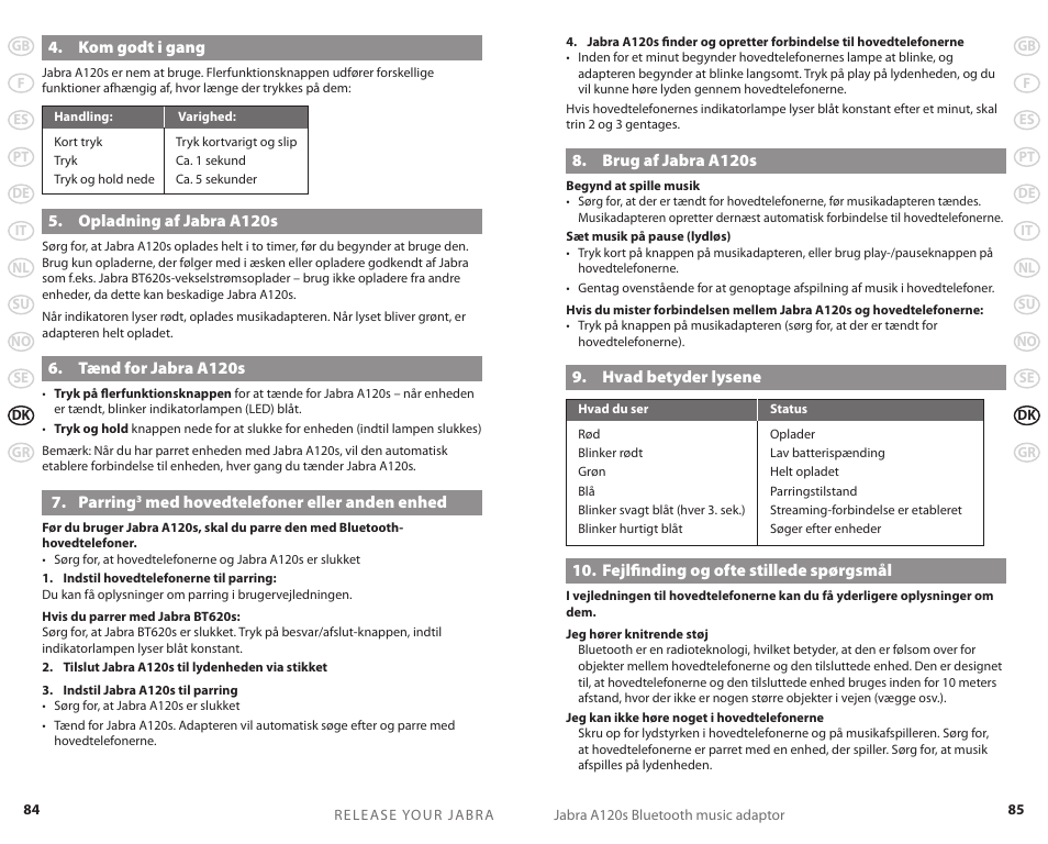 Jabra 81-00277 User Manual | Page 45 / 51