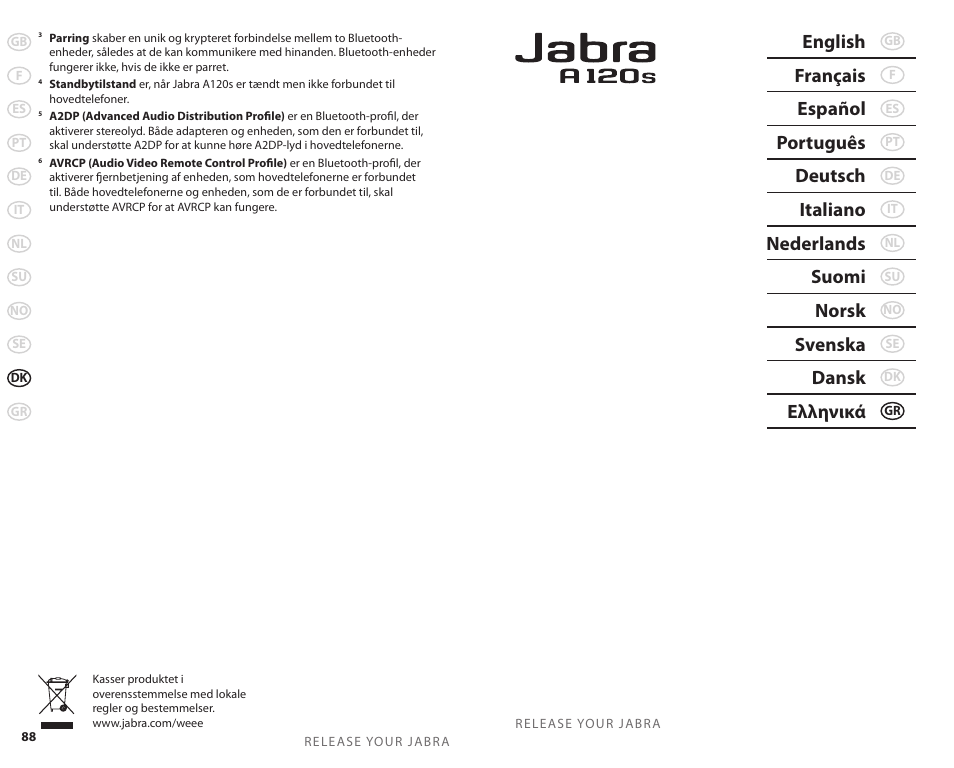 Jabra 81-00277 User Manual | Page 47 / 51