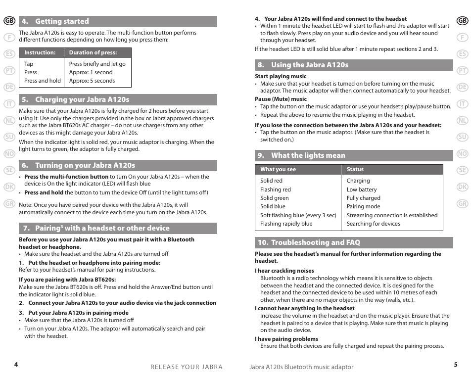 Jabra 81-00277 User Manual | Page 5 / 51