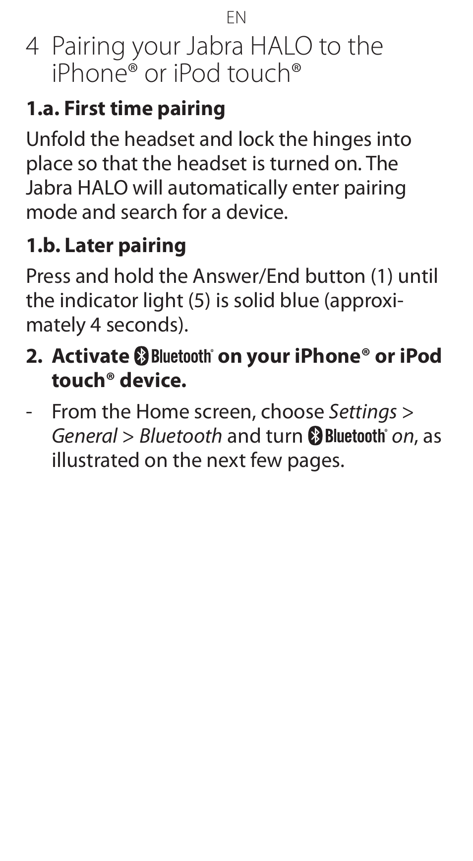 Jabra BT650S User Manual | Page 6 / 15