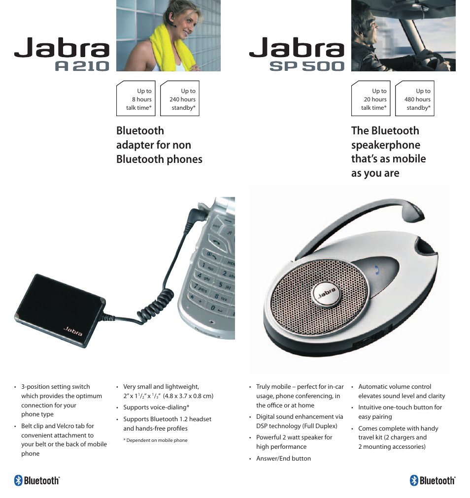 Bluetooth adapter for non bluetooth phones | Jabra Portfolio User Manual | Page 6 / 10