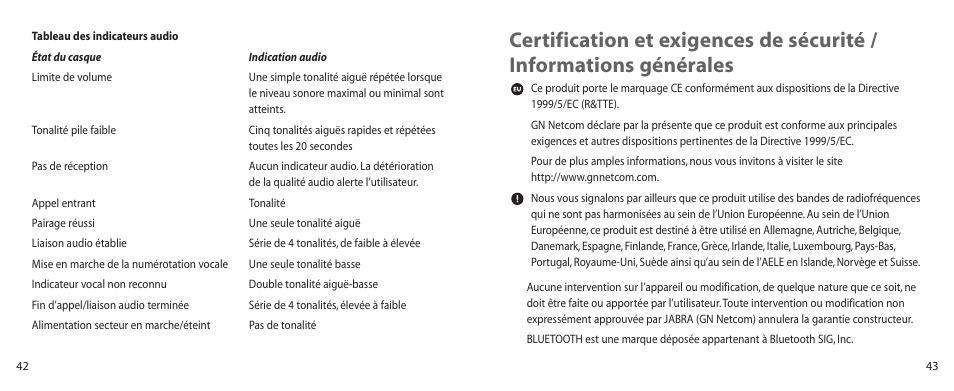 Jabra BT100 User Manual | Page 22 / 101