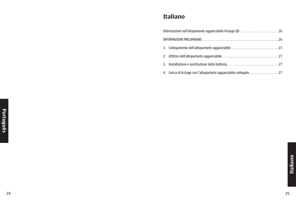 Italiano | Jabra N-Gage QD User Manual | Page 15 / 51