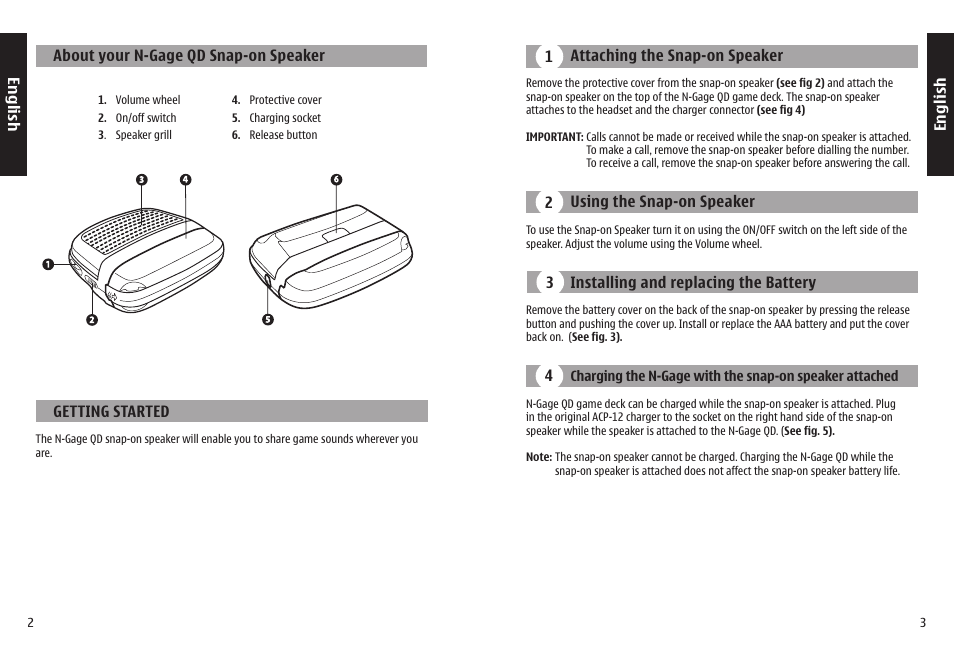 Jabra N-Gage QD User Manual | Page 4 / 51