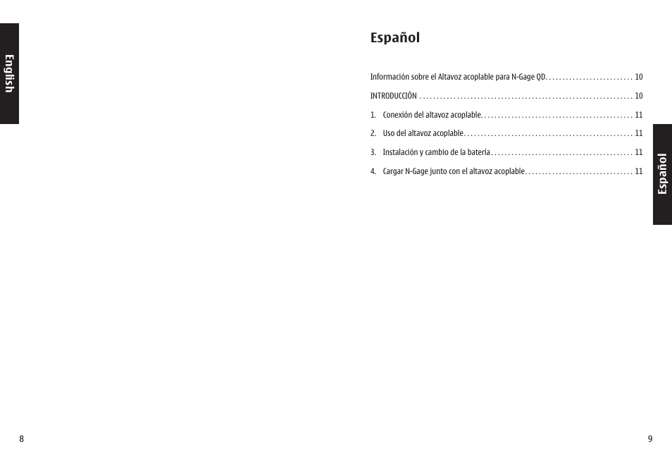 Español | Jabra N-Gage QD User Manual | Page 7 / 51