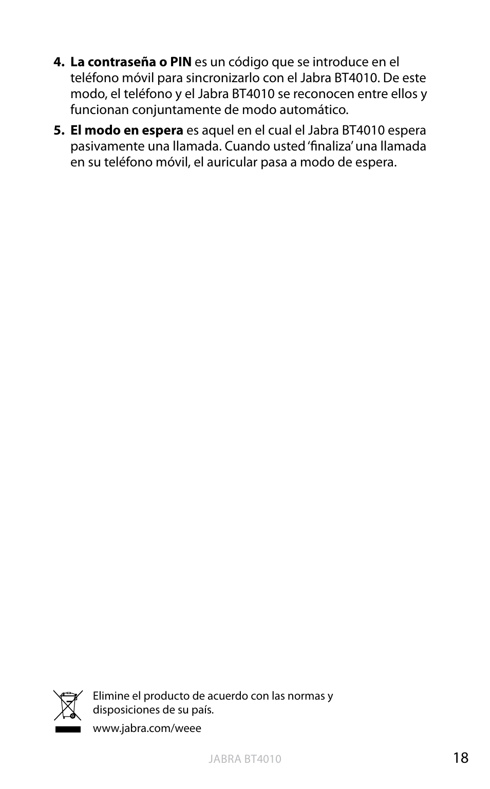 English | Jabra BT4010 User Manual | Page 36 / 73