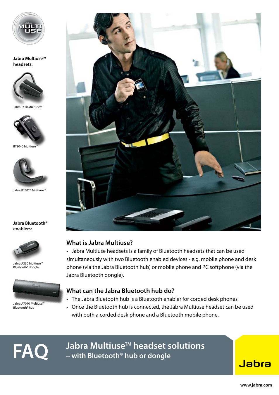 Jabra BT5020 User Manual | 5 pages