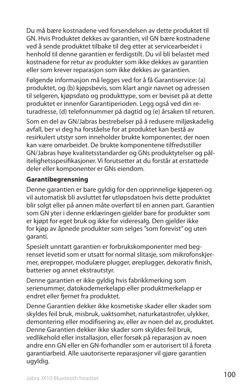 Jabra SP5050 User Manual | Page 102 / 221