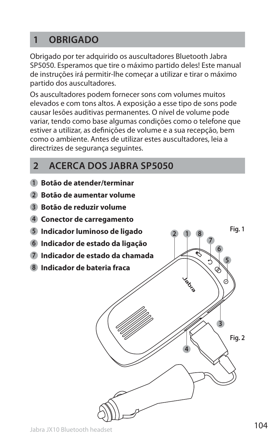 1 obrigado | Jabra SP5050 User Manual | Page 106 / 221