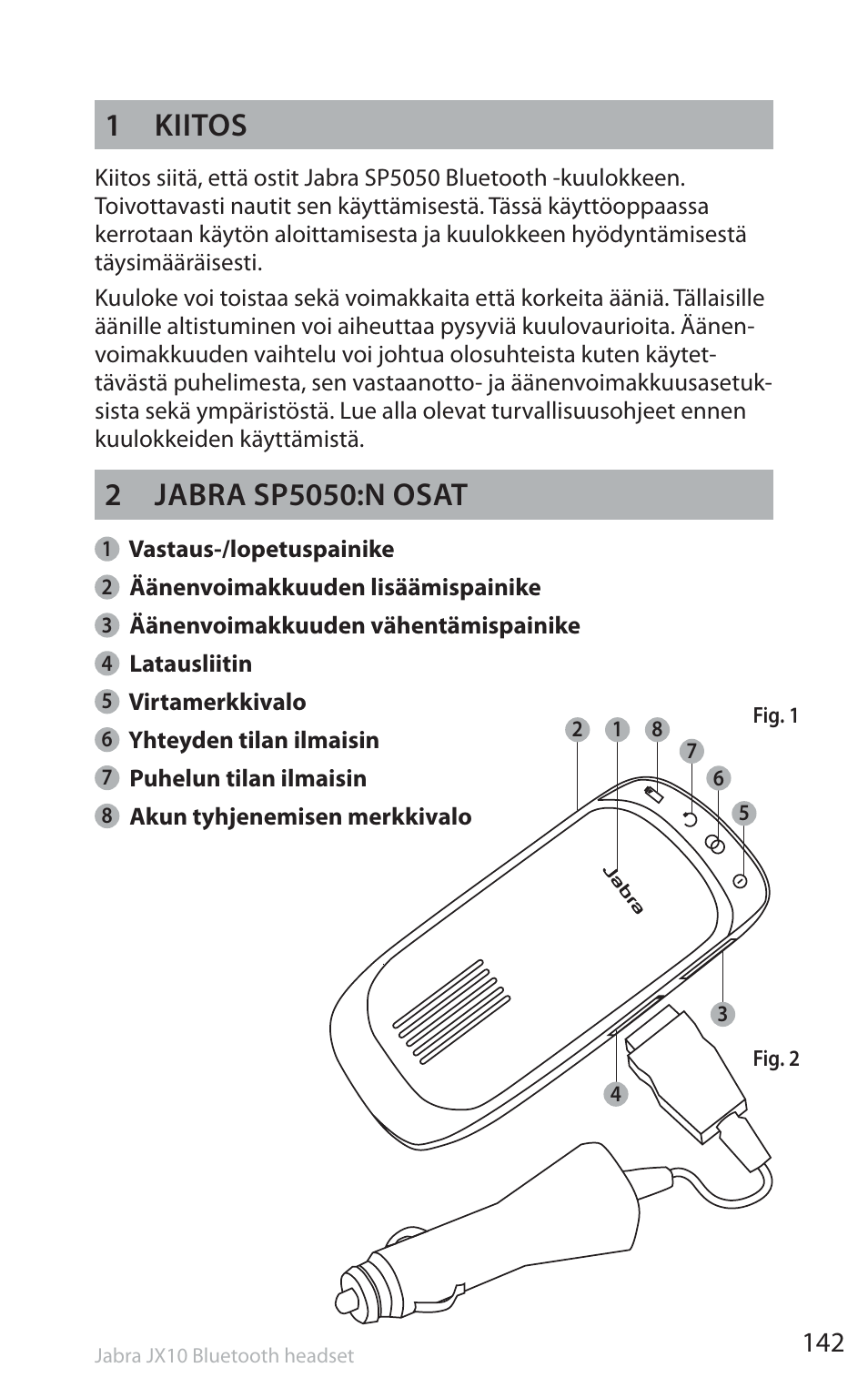 1 kiitos | Jabra SP5050 User Manual | Page 144 / 221