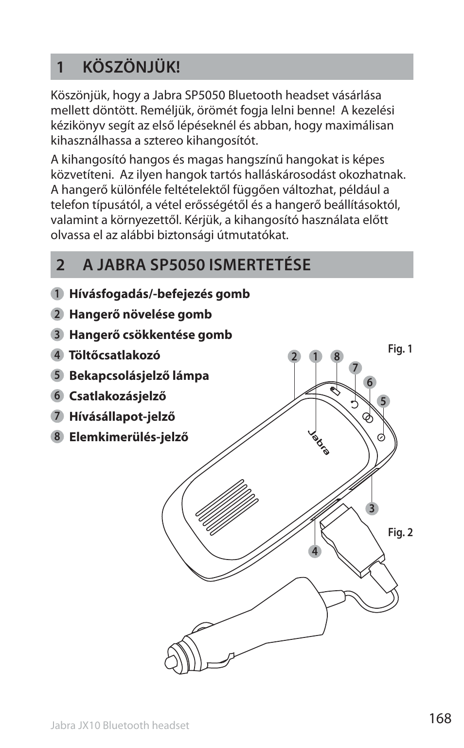 1 köszönjük | Jabra SP5050 User Manual | Page 170 / 221