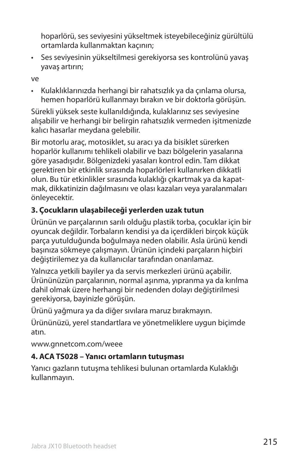 Jabra SP5050 User Manual | Page 217 / 221