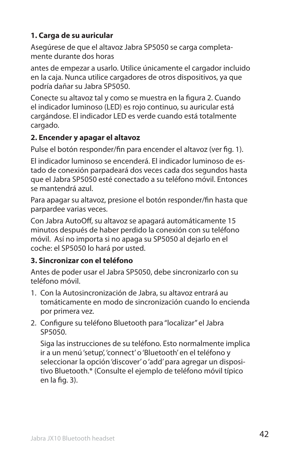 Jabra SP5050 User Manual | Page 44 / 221