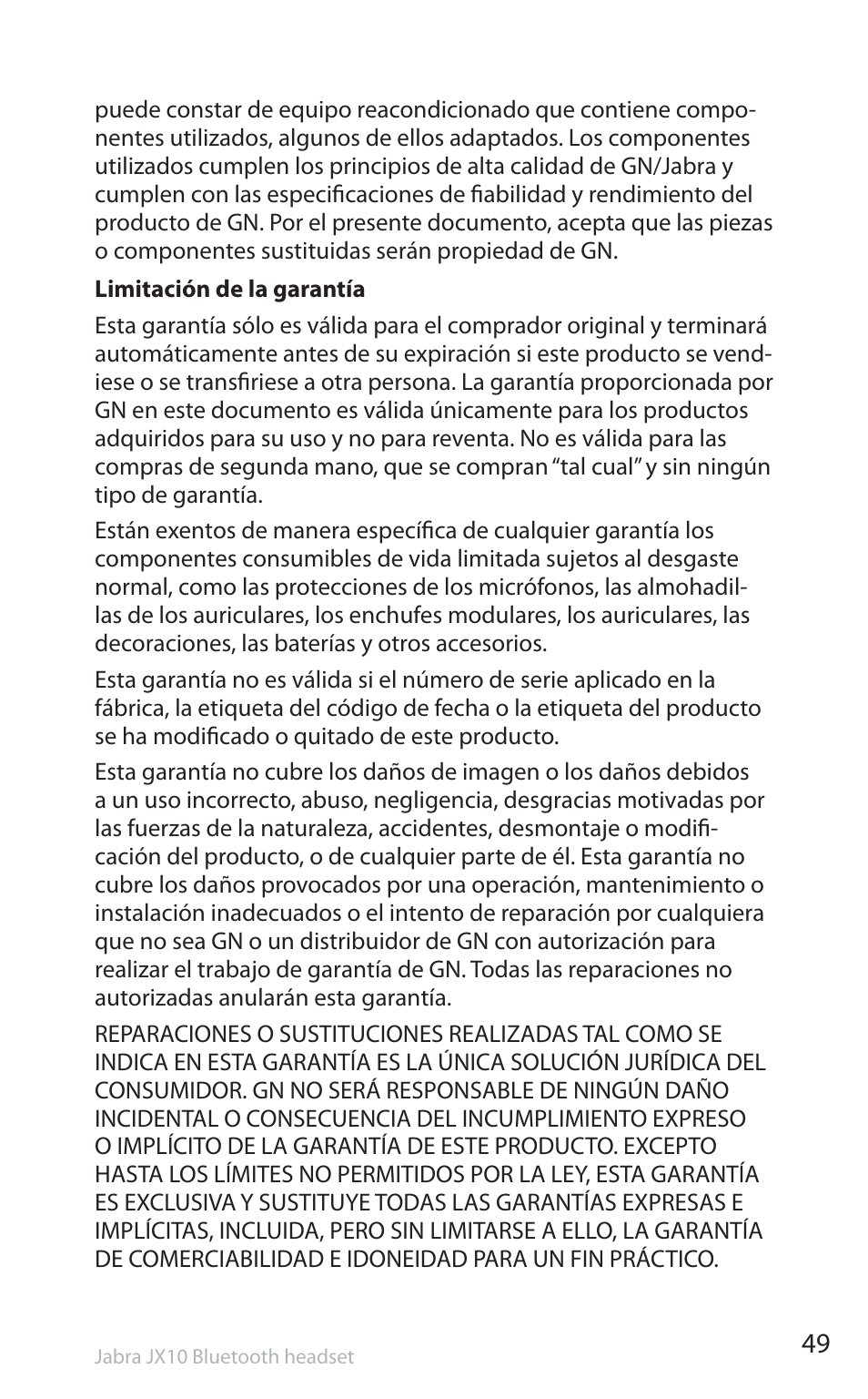 Jabra SP5050 User Manual | Page 51 / 221