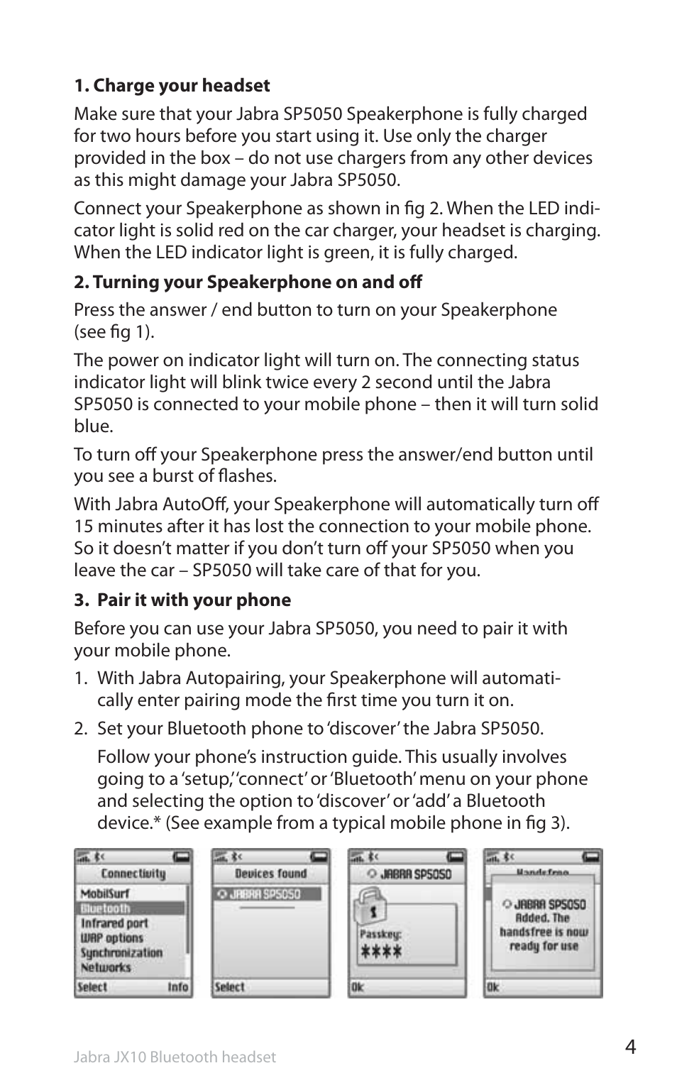 Jabra SP5050 User Manual | Page 6 / 221