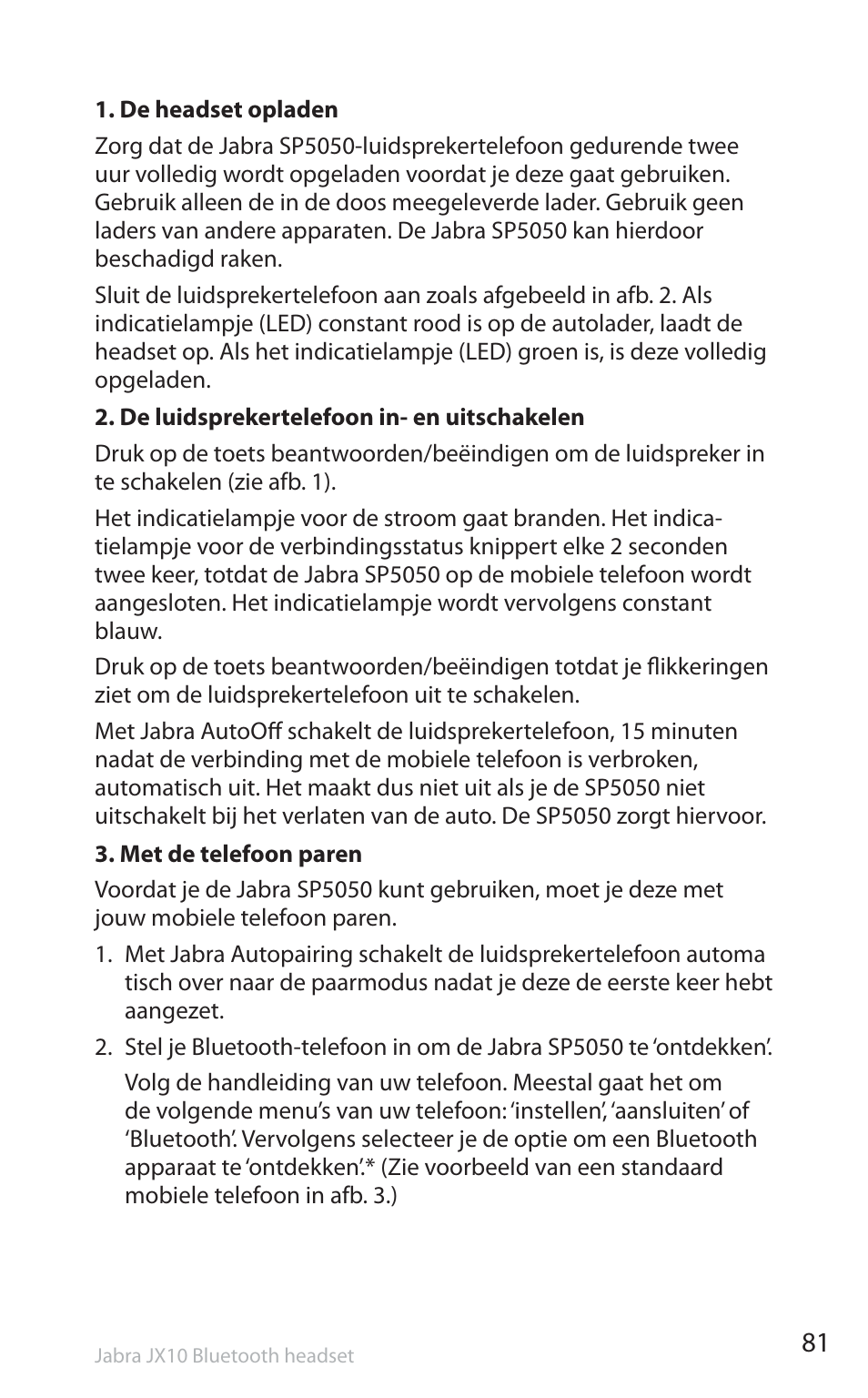 Jabra SP5050 User Manual | Page 83 / 221