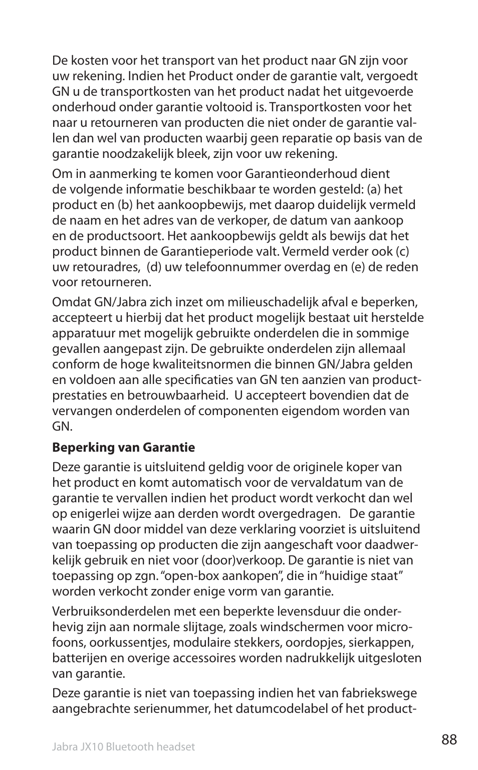Jabra SP5050 User Manual | Page 90 / 221