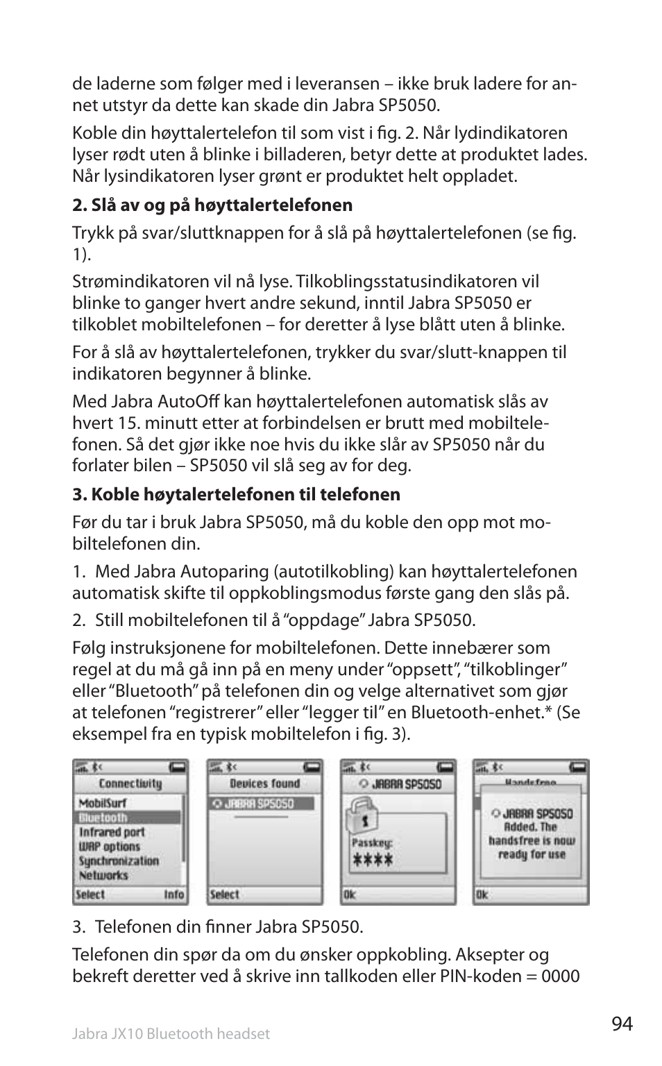 Jabra SP5050 User Manual | Page 96 / 221