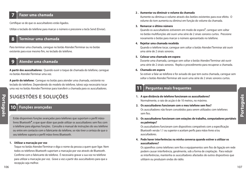 10 sugestões e soluções | Jabra BT330 User Manual | Page 55 / 64