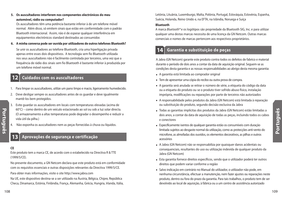 Jabra BT330 User Manual | Page 56 / 64