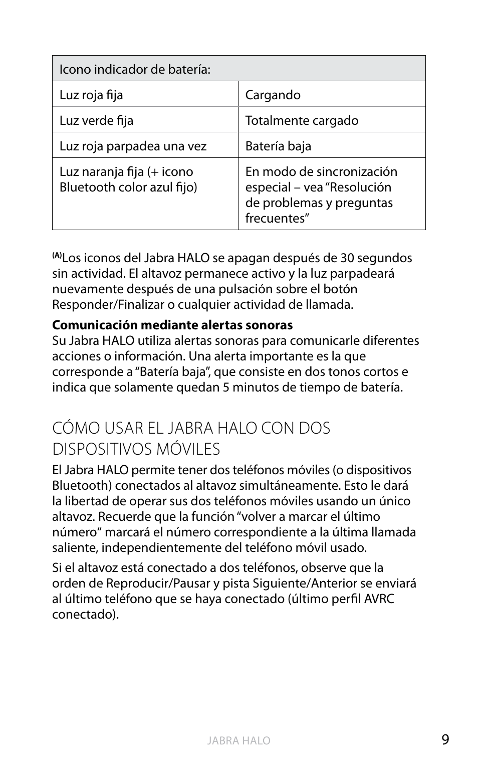 English | Jabra HALO BT650s User Manual | Page 274 / 518