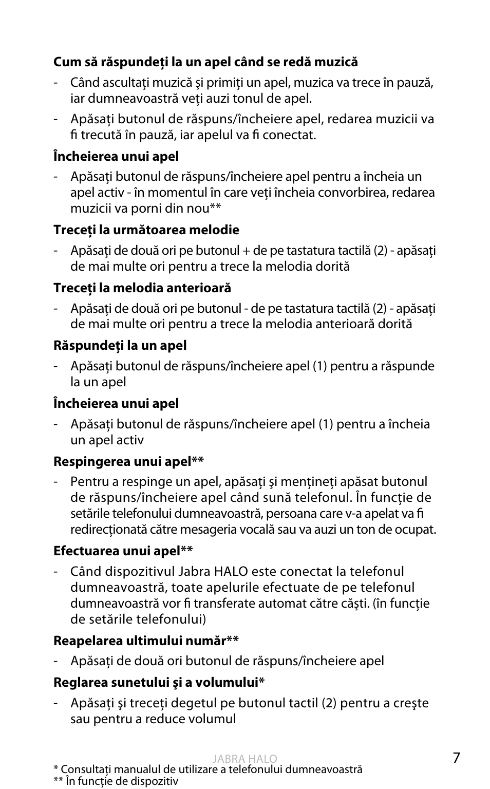 Limb a eng lez ă | Jabra HALO BT650s User Manual | Page 378 / 518