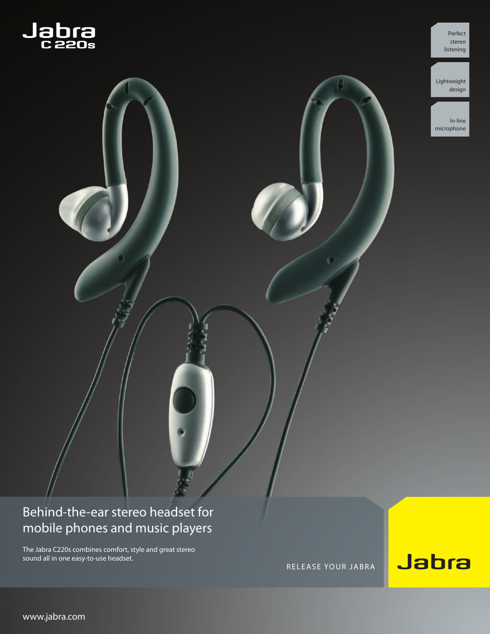 Jabra C220s User Manual | 2 pages