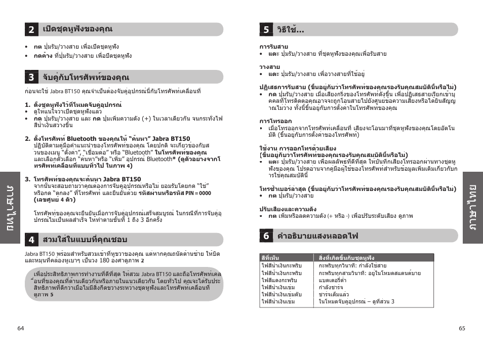 Jabra BT150 User Manual | Page 35 / 38