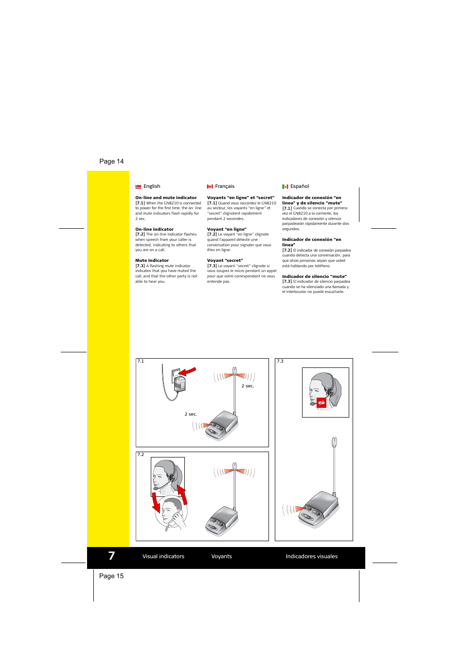 Page 15, Page 14 | Jabra GN8210 User Manual | Page 8 / 9