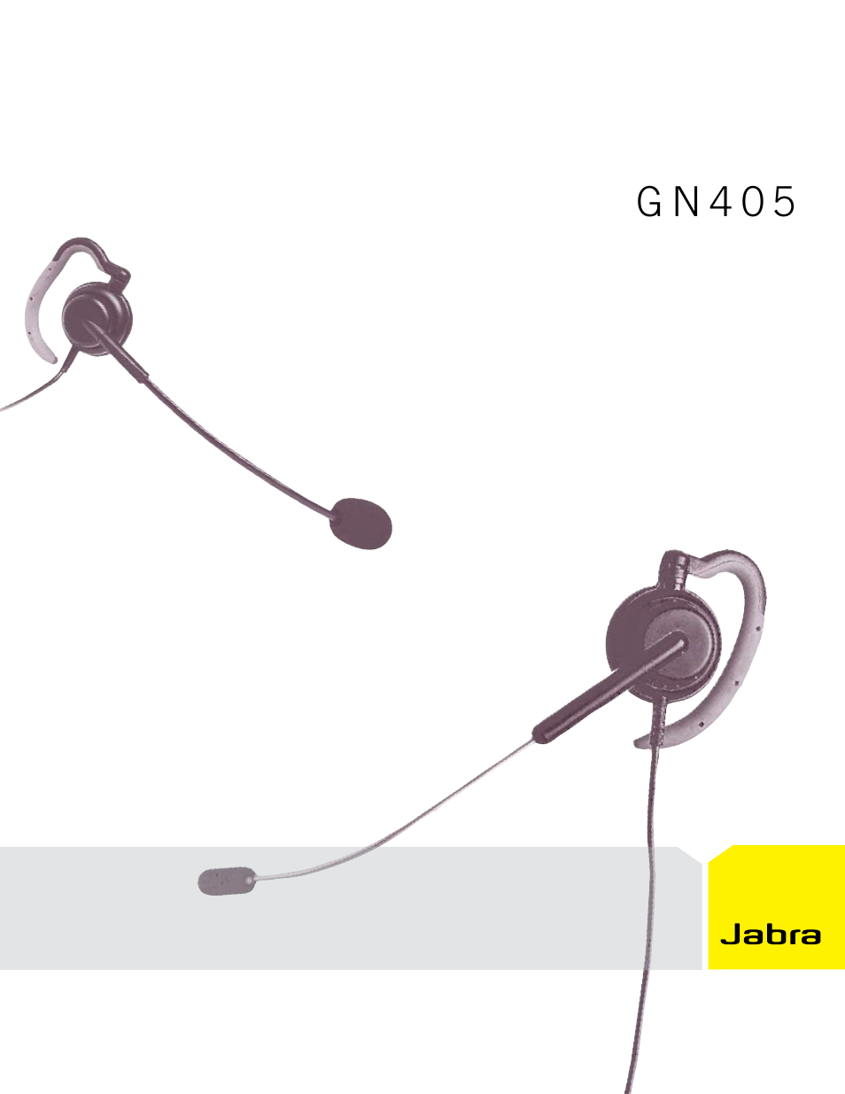 Jabra GN405 User Manual | 2 pages