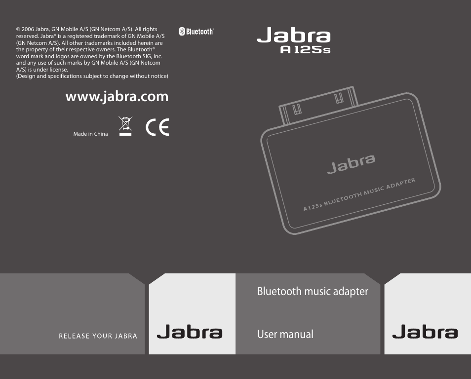 Jabra A125s User Manual | 106 pages