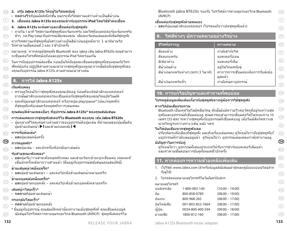 Jabra A125s User Manual | Page 69 / 106