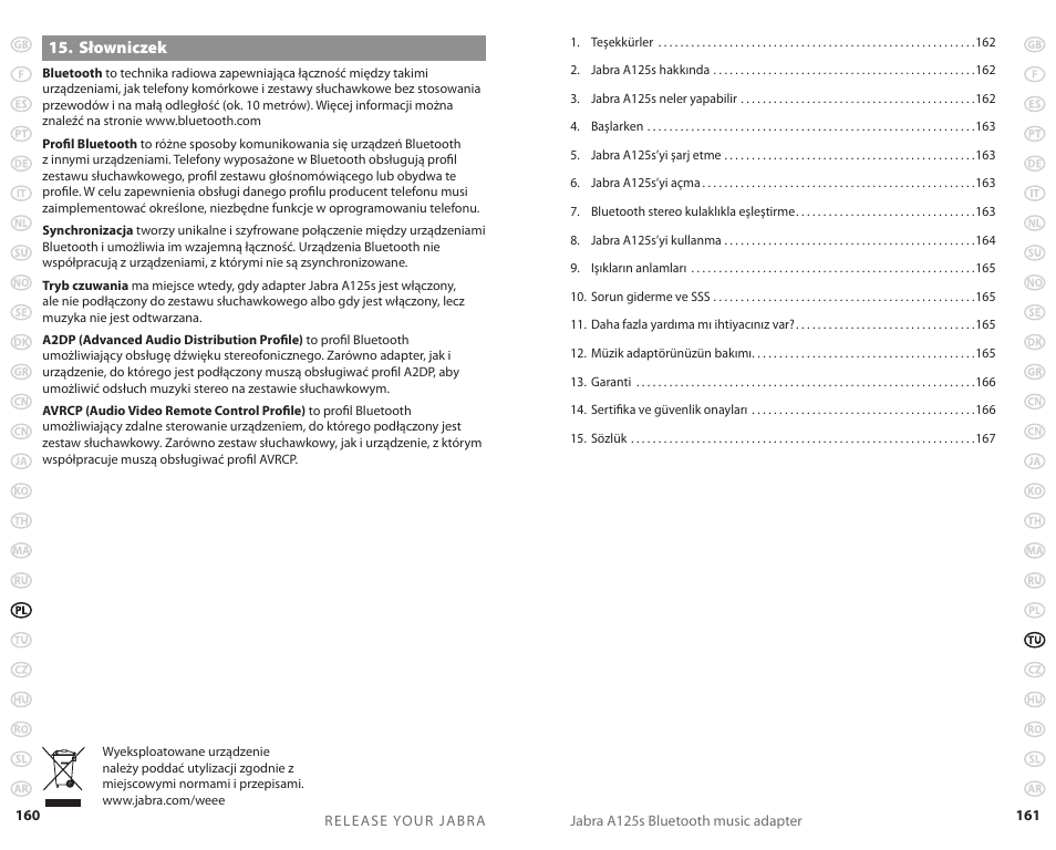 Jabra A125s User Manual | Page 83 / 106