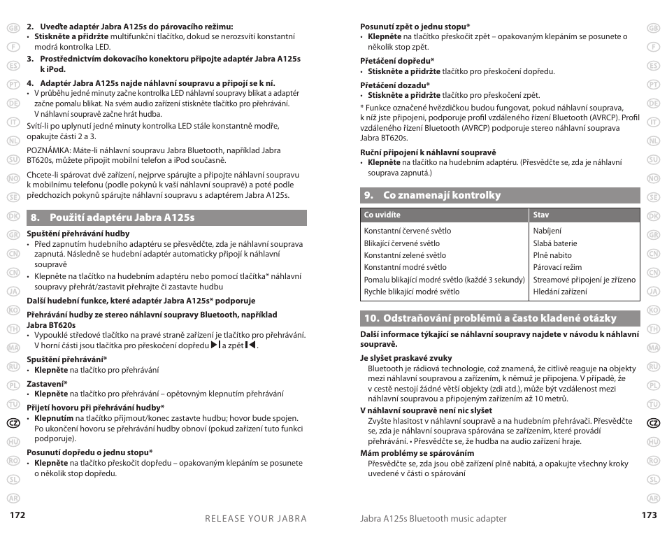 Jabra A125s User Manual | Page 89 / 106