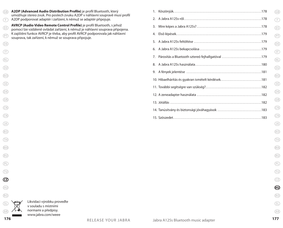 Jabra A125s User Manual | Page 91 / 106