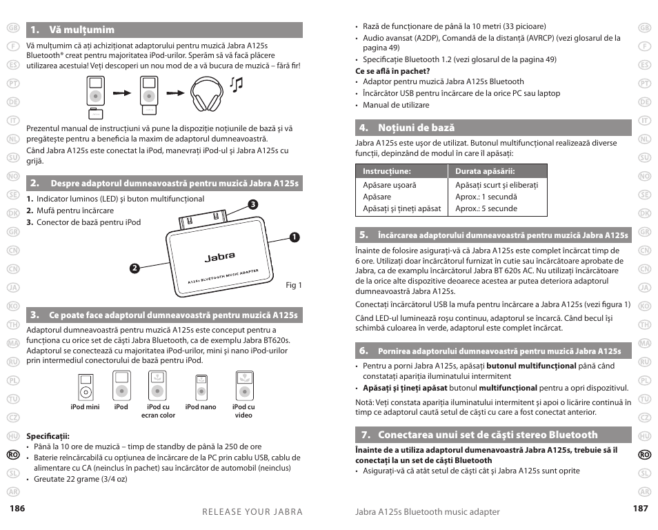 Jabra A125s User Manual | Page 96 / 106