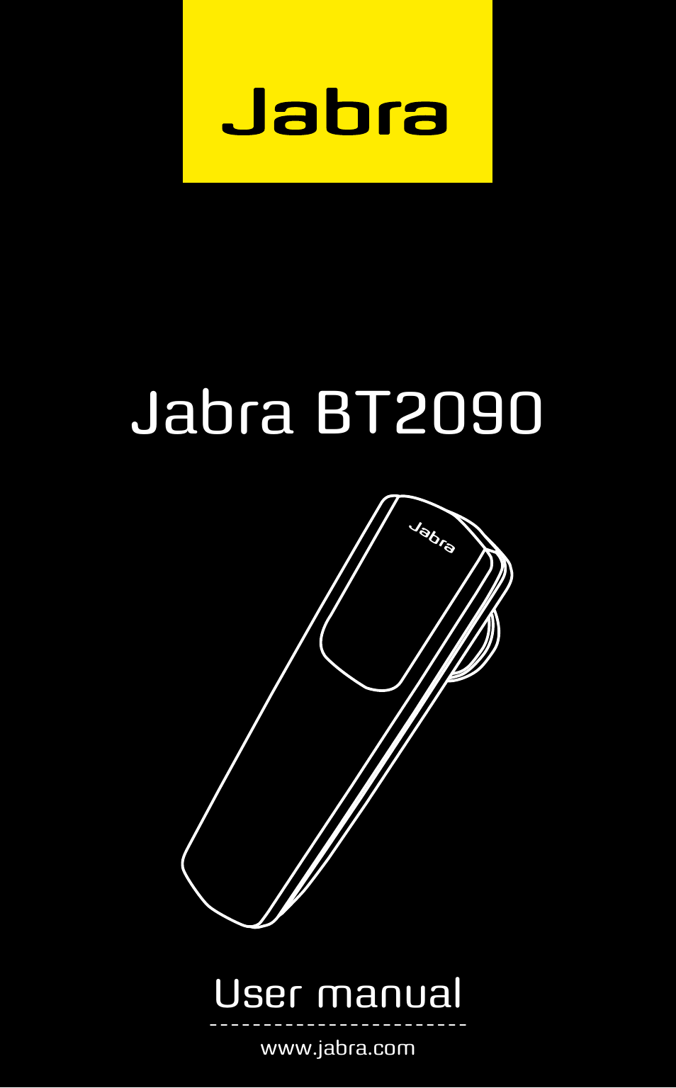 Jabra BT2090 User Manual | 18 pages