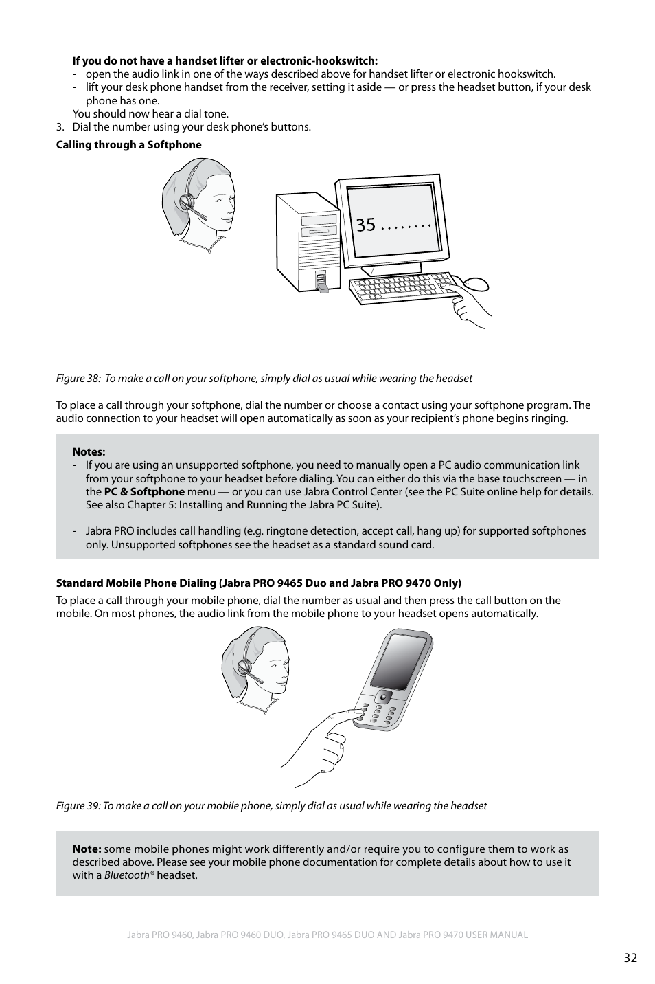 En g li sh | Jabra PRO 9460 User Manual | Page 32 / 80