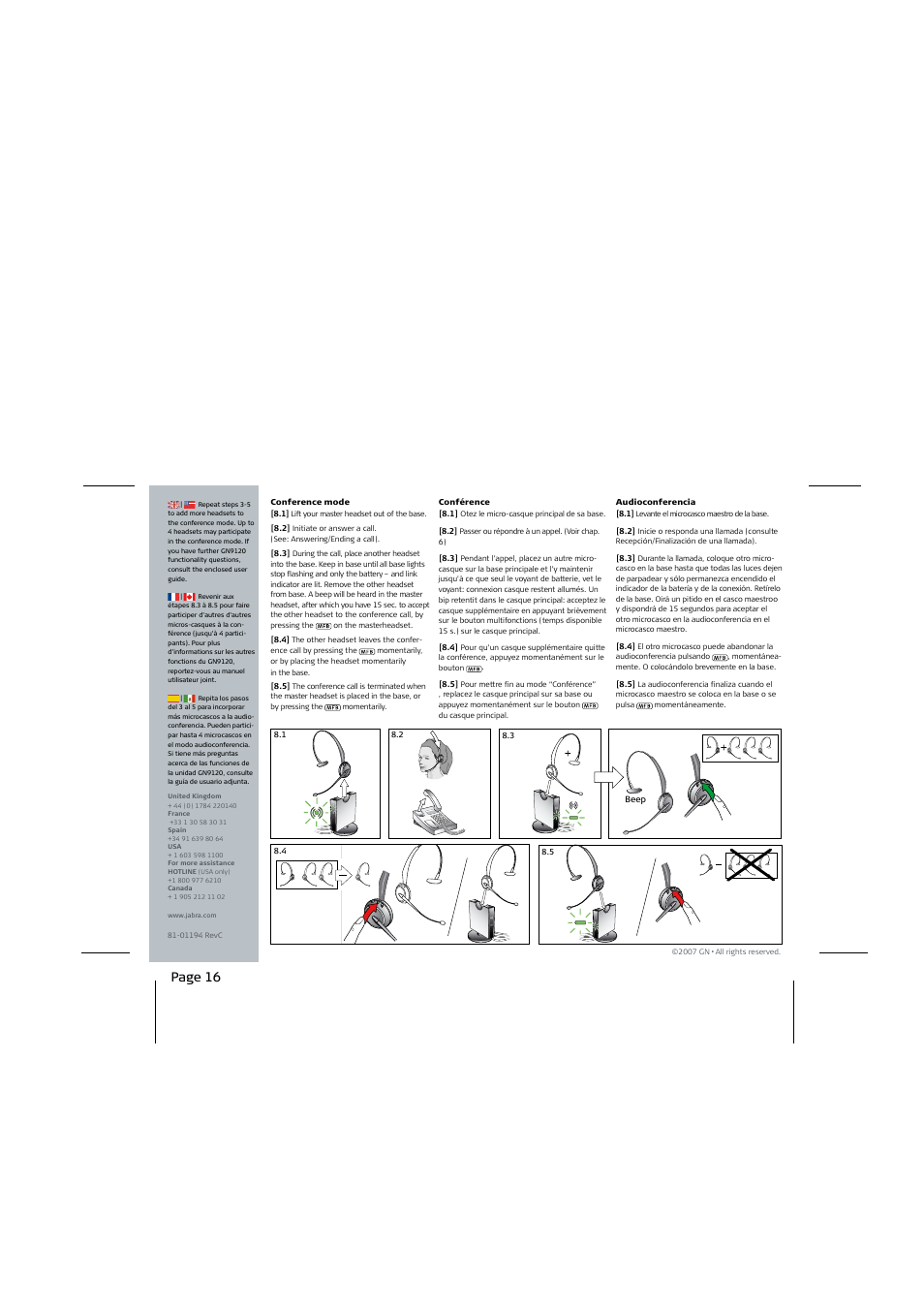 Page 16 | Jabra GN9120 User Manual | Page 9 / 9