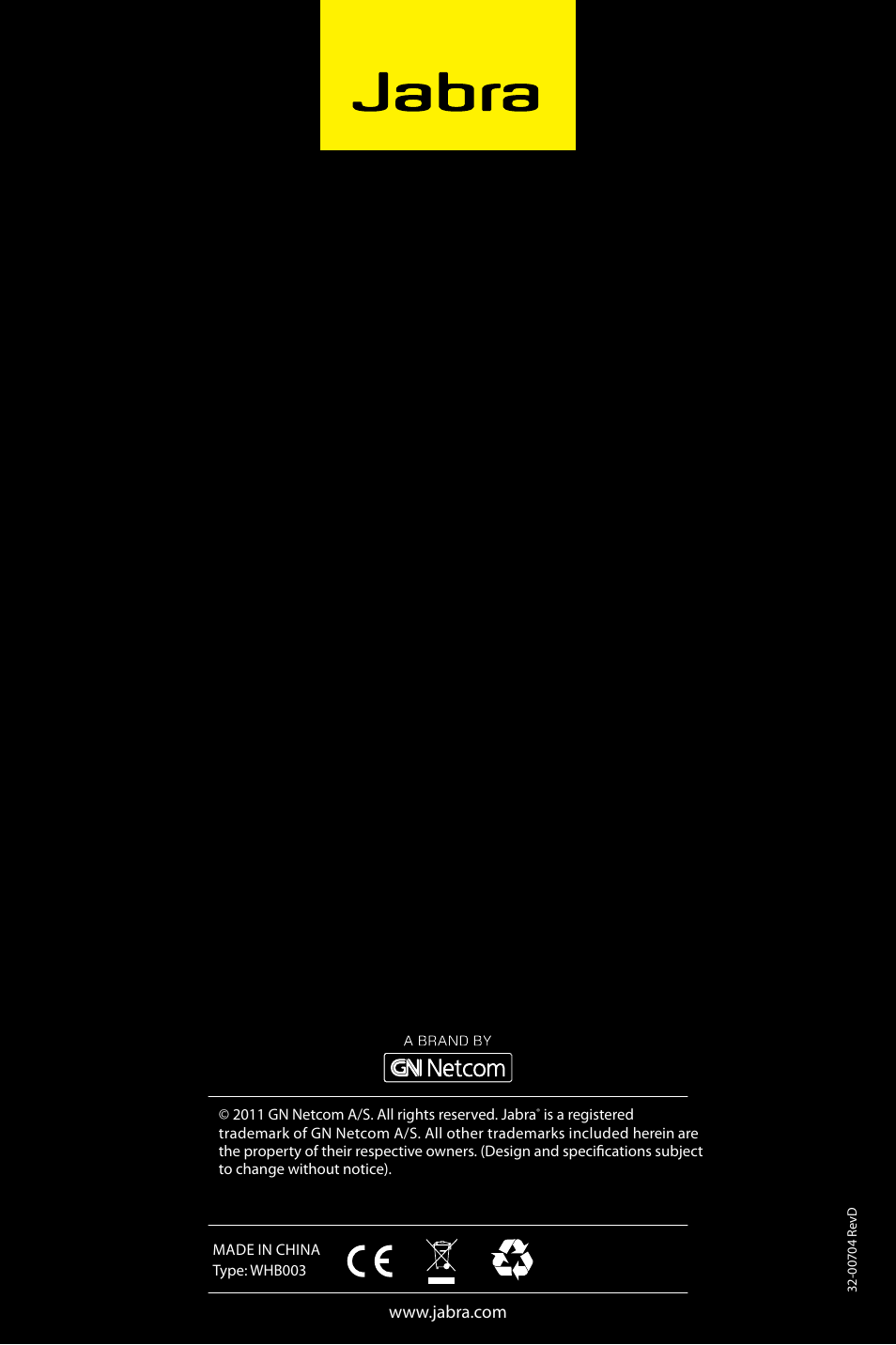 English | Jabra PRO 930 User Manual | Page 24 / 24