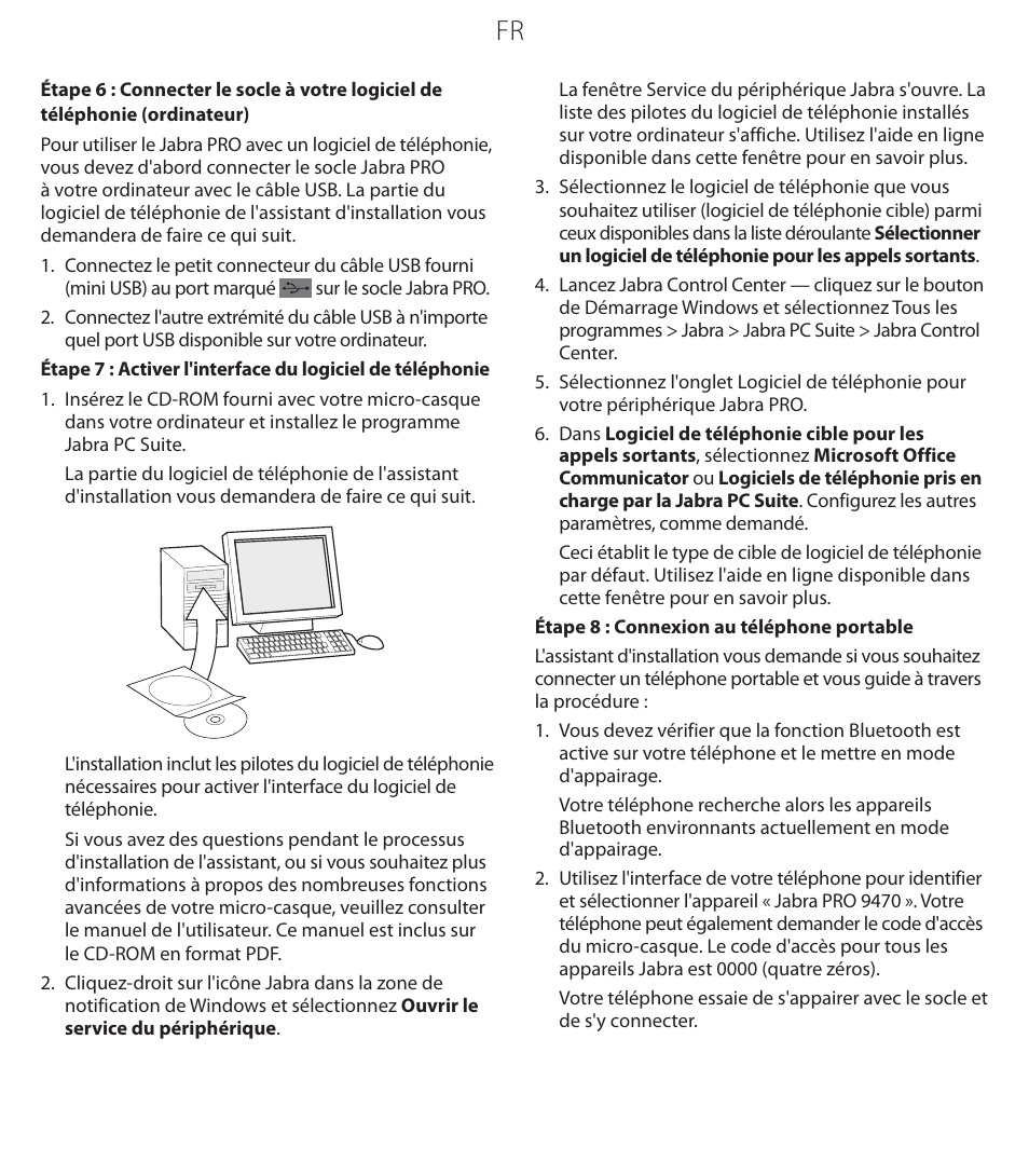 Jabra PROTM 9470 User Manual | Page 14 / 41