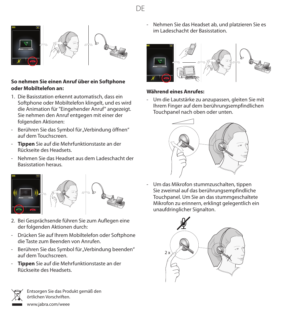 Jabra PROTM 9470 User Manual | Page 26 / 41