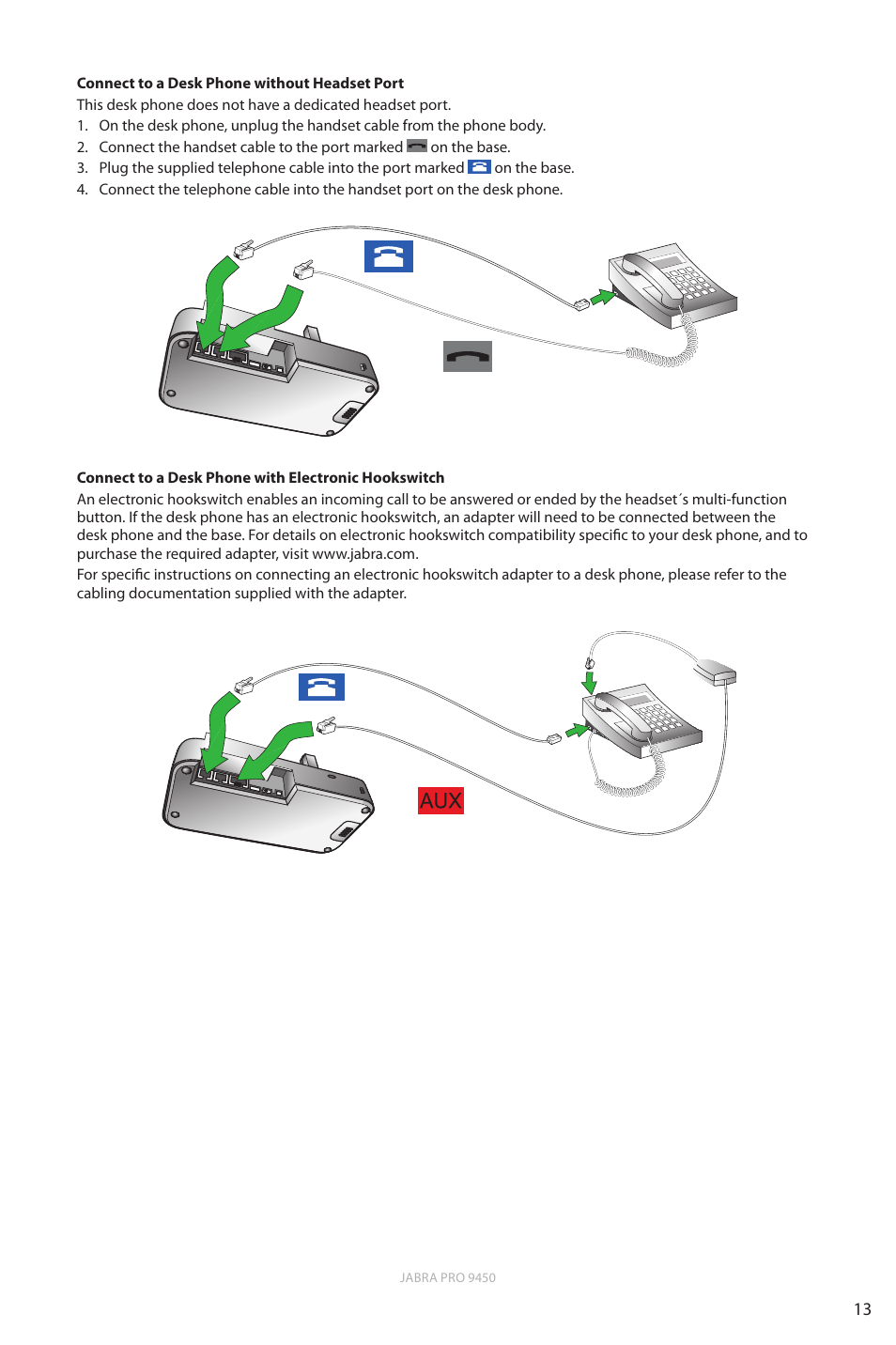 En g li sh | Jabra Pro 9450 User Manual | Page 13 / 38