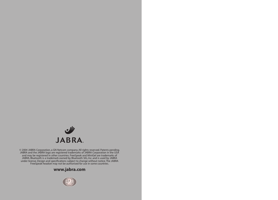 Jabra 250 User Manual | Page 87 / 87