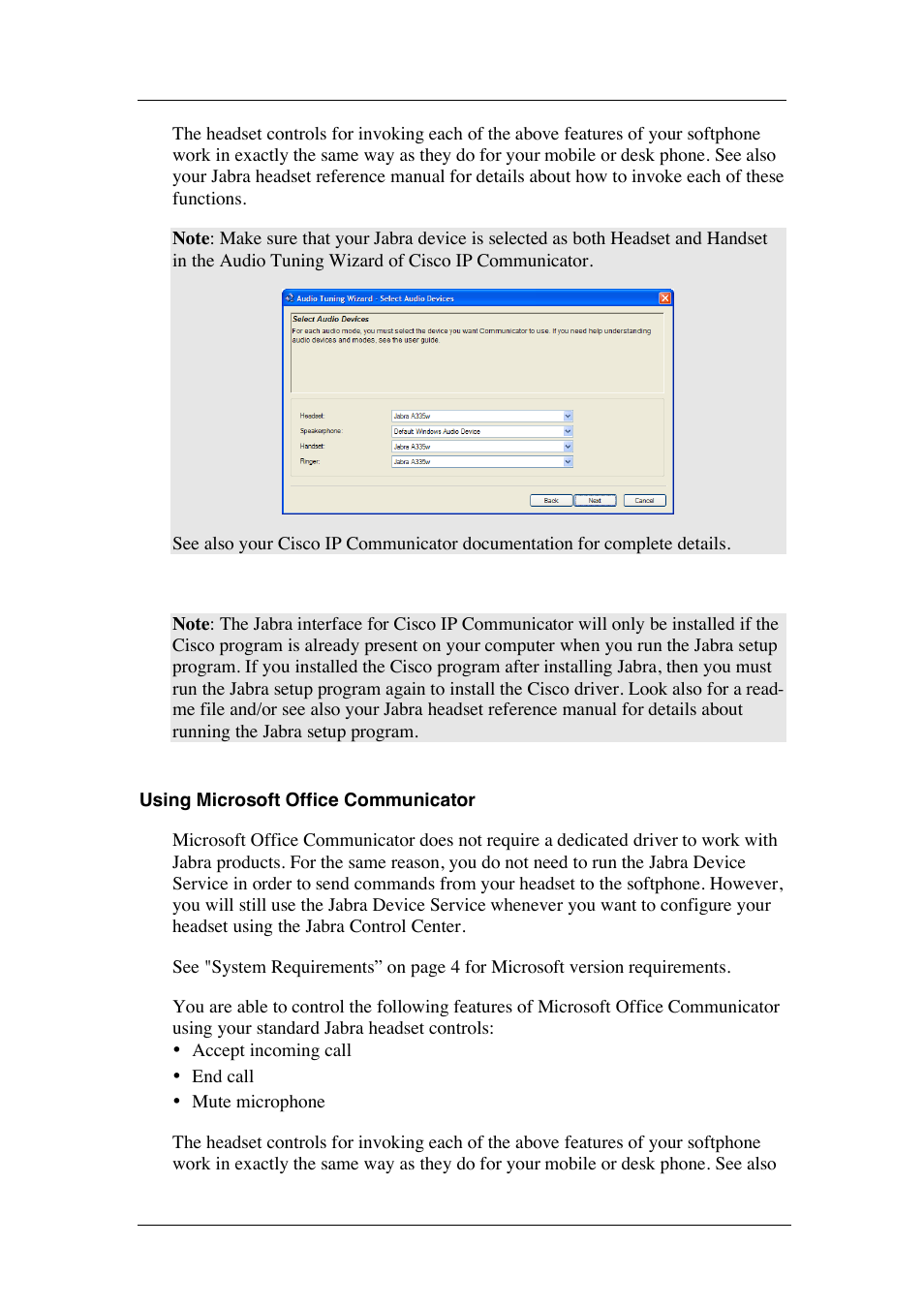 Jabra PC Suite User Manual | Page 10 / 33