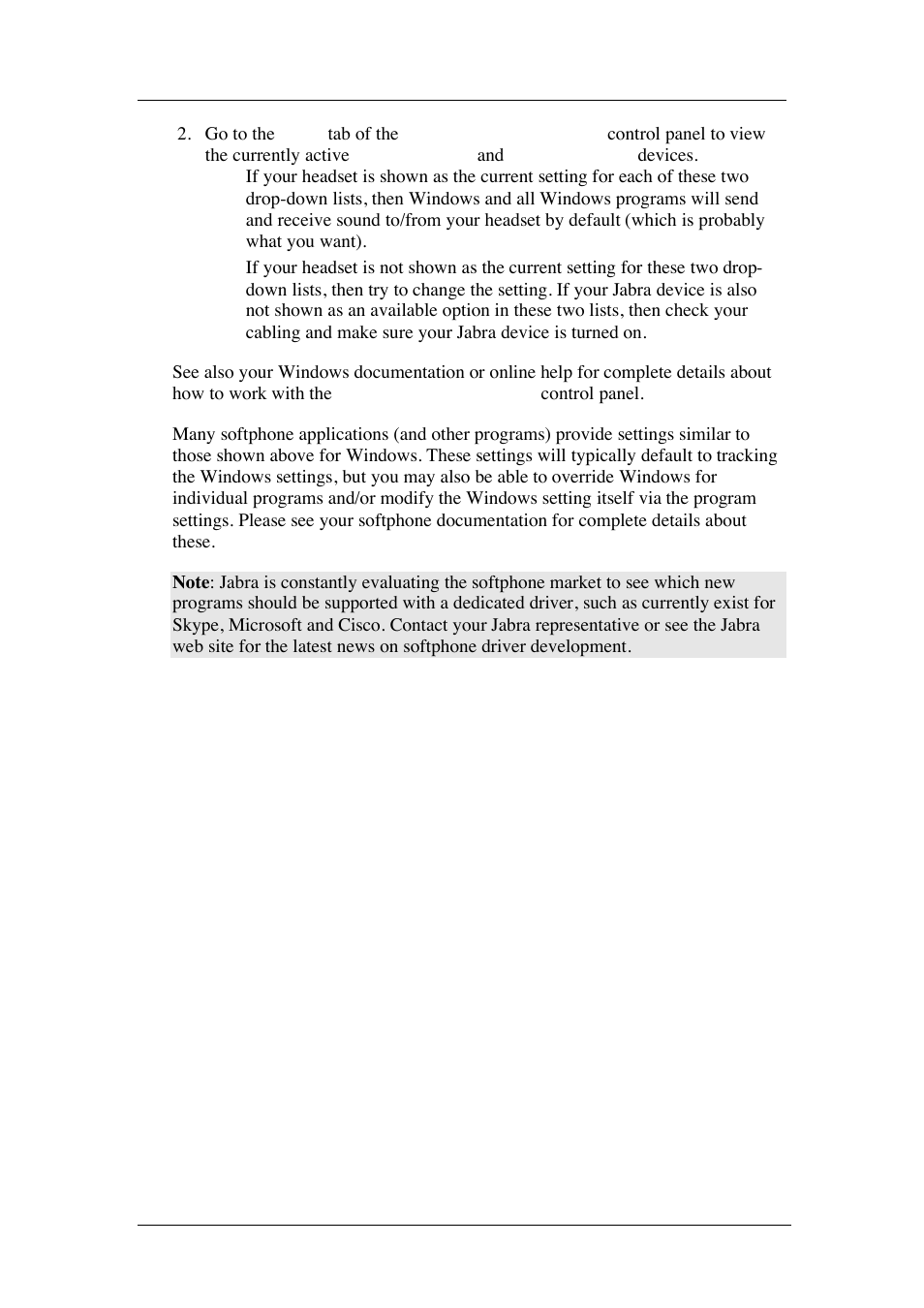 Jabra PC Suite User Manual | Page 29 / 33