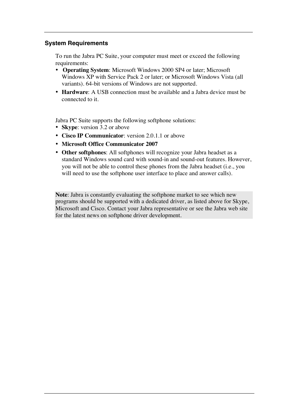 Jabra PC Suite User Manual | Page 4 / 33