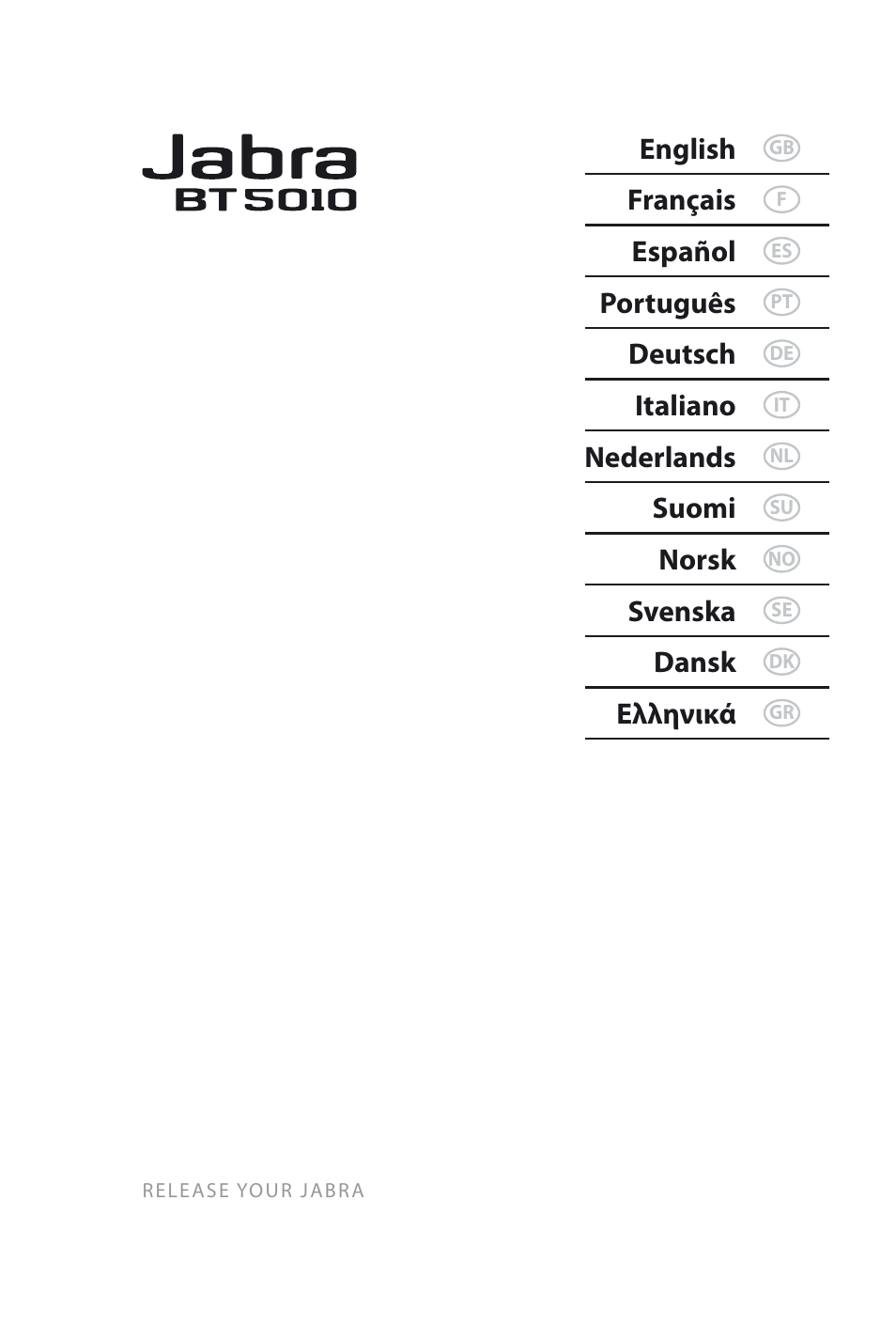Jabra BT5010 User Manual | Page 3 / 75